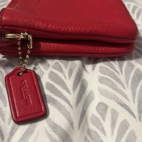 Coach Red Wristlet - Picture 3 of 16